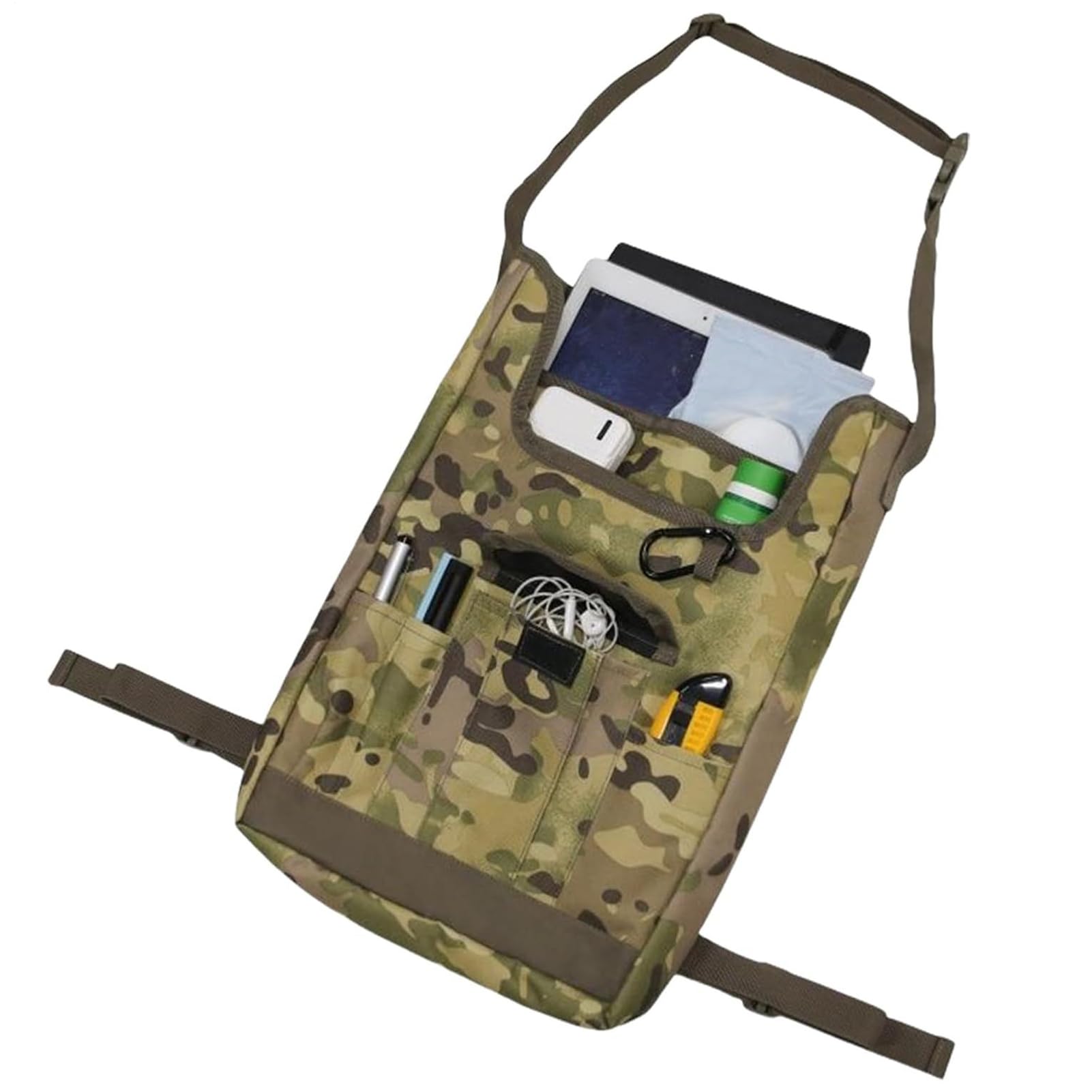 Organisateur de voiture pour siège arrière avec porte-tablette et tapis