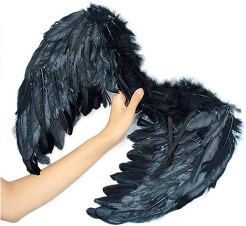 Miniatura 4 de Alas de ángel y halo para niños y adultos, disfraz de ángel para Halloween, fiesta de cosplay, alas de ángel