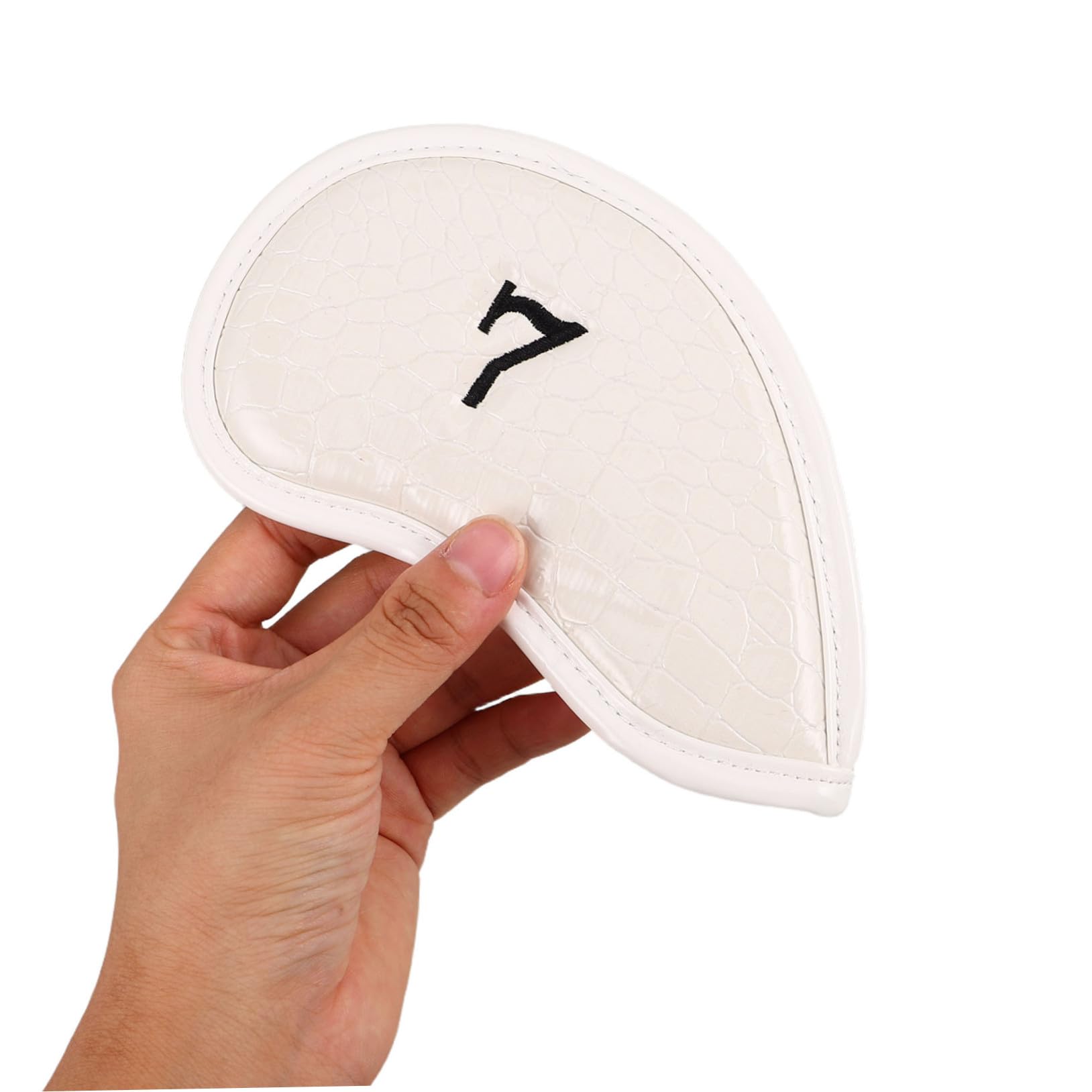 Mikikit 12 Piezas Fundas para Palos de Golf con Textura de Cocodrilo Protectores para Drivers Hierros y Putters Resistentes y Fáciles de Usar Color