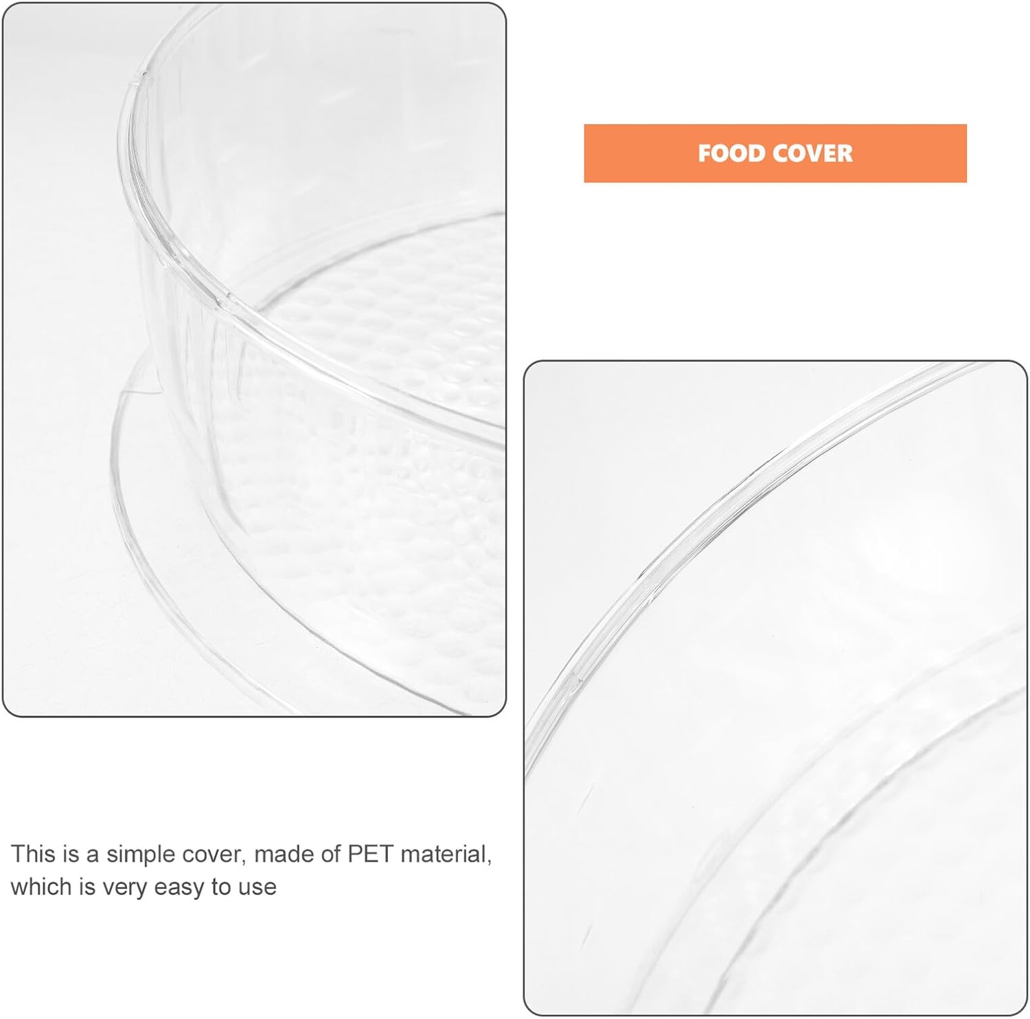 4-layer Insulated Food Cover Stackable Dustproof Vegetable Dish Protector for Kitchen Dining Table Thickened Reinforced Food Cover for Storage and Temperature Retention