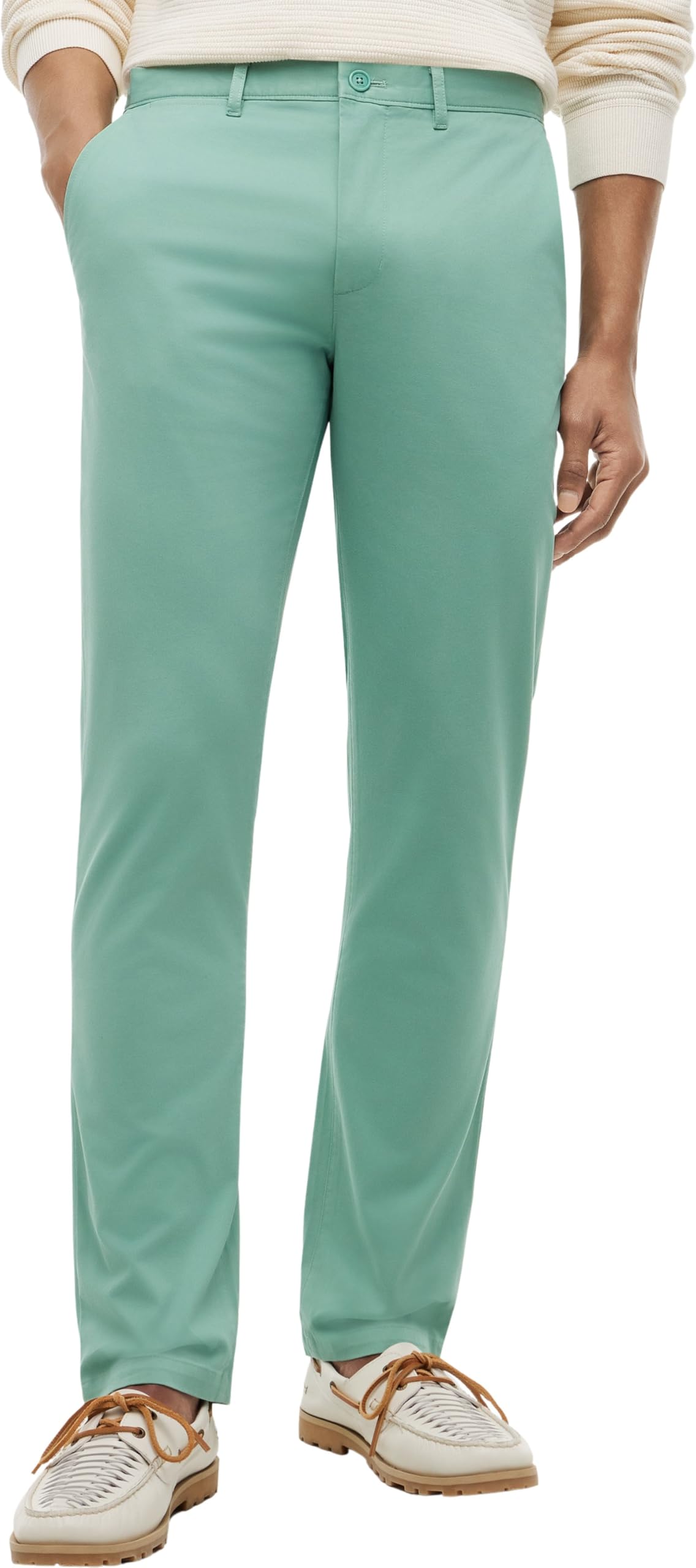 Tommy Hilfiger Men's Core Denton Essential Twill Mw0Mw40262 Chino, Green (Nordic Spruce), 40W / 34L