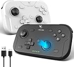 AceGamer 2 Pack Wireless Pocket Controller for Nintendo Switch/Switch 2/Android/iOS/PC/Steamdeck/Tablet,1000Hz Polling Rate, Mini Bluetooth Controller with Lift-Stick/6-axis Gyroscope/Turbo/Vibration