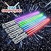 STAR CHOPSTICKS | FREE BOTTLE OPENER | 4 PAIRS DARK BOX | Lightsaber Chopsticks | Star Gifts and Toys for Kids | LED Light Up Reusable Safe Chopstick (4 PAIRS SET NEW)