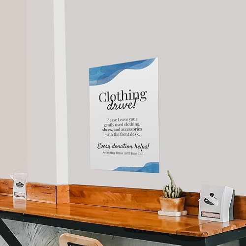 Miniatura 4 de STAPLES - Póster adhesivo personalizado de tela reposicionable, 18 pulgadas de ancho x 12 pulgadas de largo, impresión personalizada, ideal para