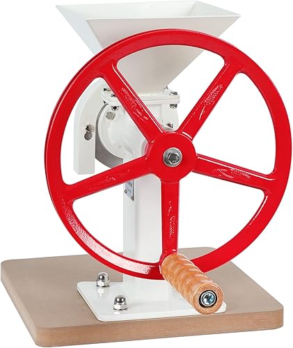 Miniatura 3 de Molino manual de grano manual. Molinillo de harina de trigo y maíz. Fabricante de mantequilla de maní Masa. Rebabas de acero inoxidable