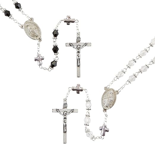 CB Catholic Creed-Gift Boxed Wedding Rosary, Orange