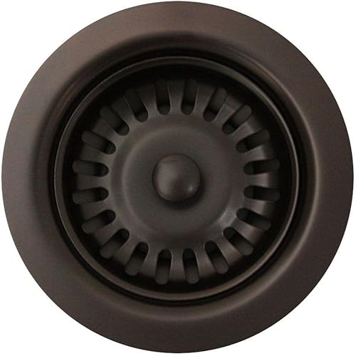 Whitehaus RNW35L-ORB - Colador de cesta de 3 12 pulgadas para aplicaciones profundas, bronce aceitado