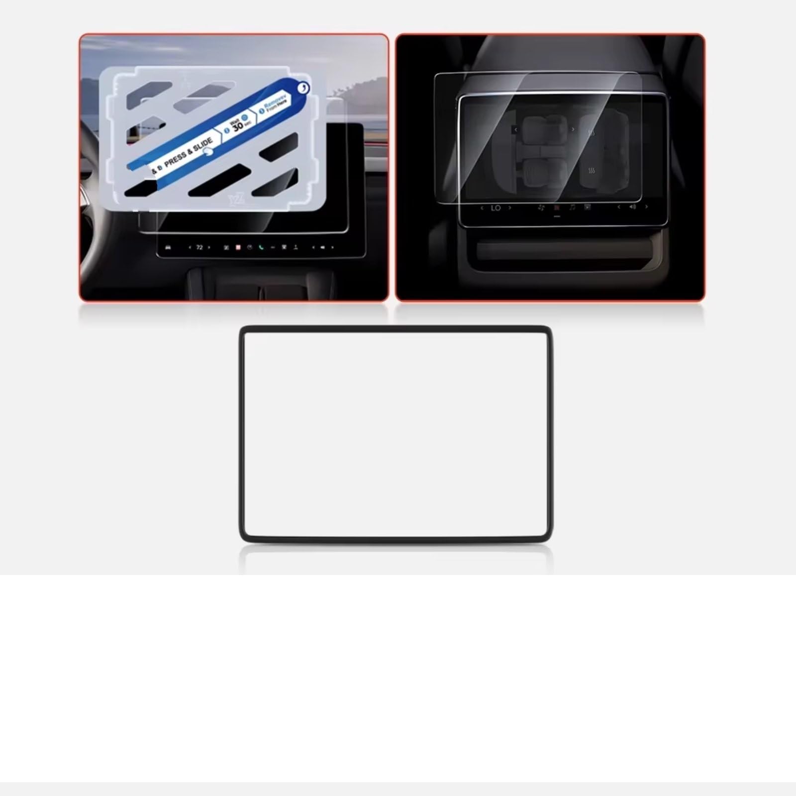 GPS film protection compatible avec Tesla pour le Modèle 3 pour le Modèle Y protecteur écran - 8