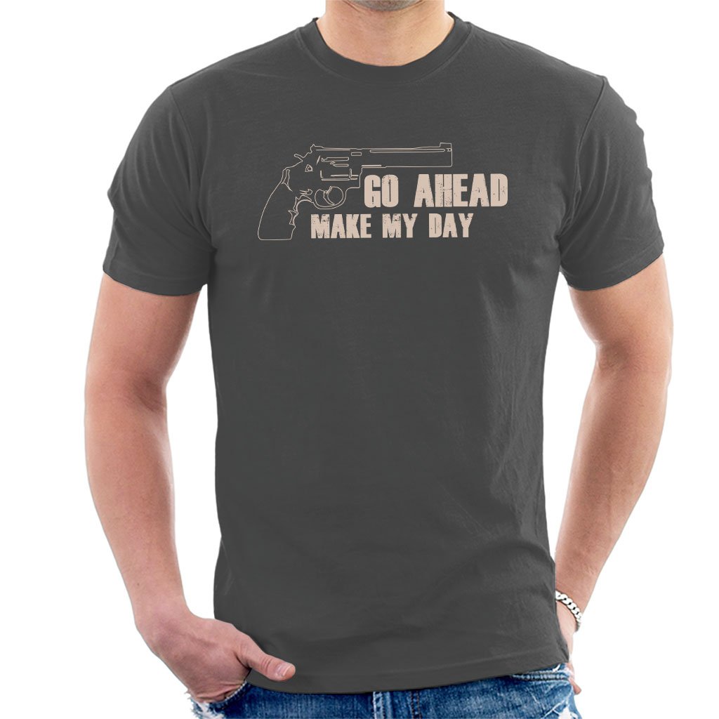 Cloud City 7 Men's Charcoal Sudden Impact Clint Eastwood Movie Quote T-Shirt