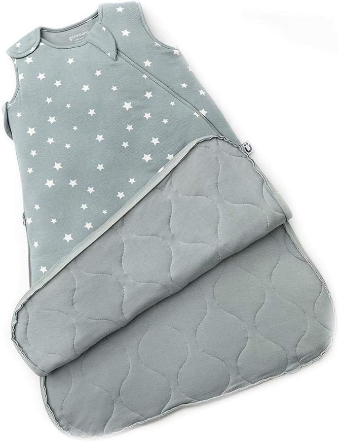 GUNAMUNAgünamüna Unisex Baby, Toddler Wearable Blanket, Sleeping Bag Bamboo Rayon, Sleep Sack with Diaper Zipper, 2.6 TOG