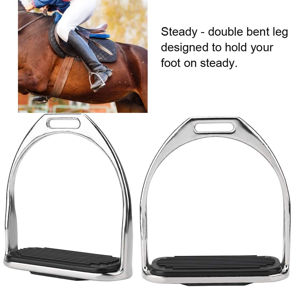 Amazon.co.jp: 鉄の馬のあぶみ、乗馬のための馬の鞍の乗馬 : スポーツ 