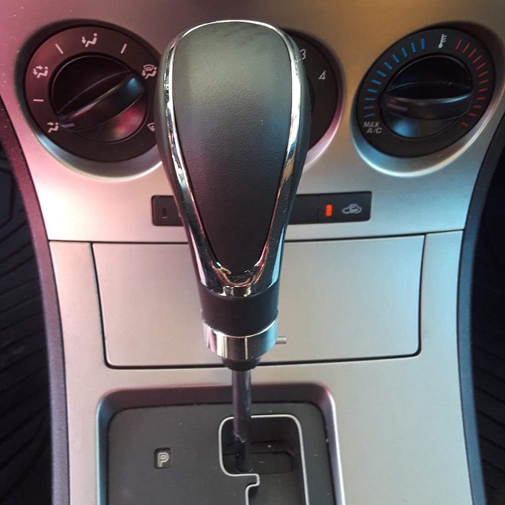 XUKEY Gear Shifter Knob Universal Leather Automatic Auto Car Gear Stick Shift Knob Shifter Lever Cover