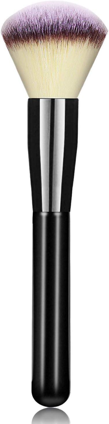 Foundation Makeup Powder Brush for Face, Hanamichi Makeup Brush Perfect for Blending Liquid, Cream or Flawless Powder Cosmetics - Buffing, Stippling, Concealer - Premium Quality