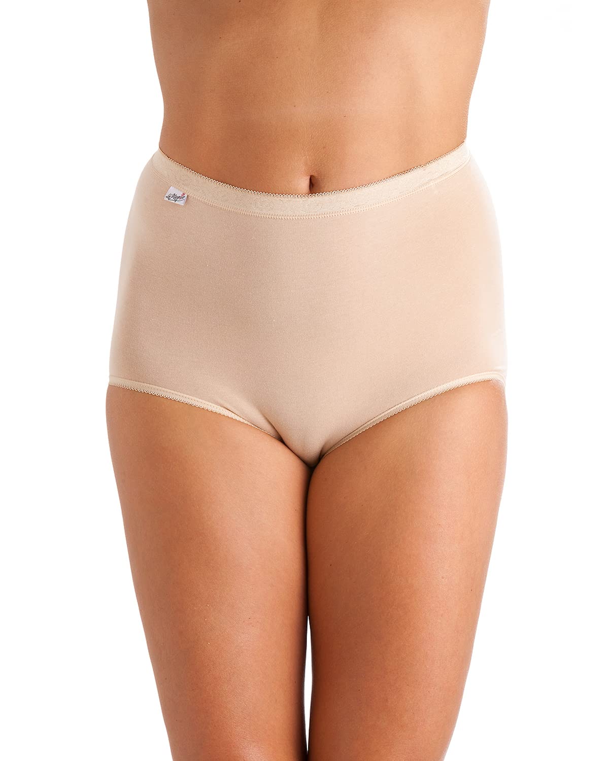 Undercover 3 Pairs Womens Maxi Briefs 1012 Nude 18