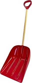 Bigfoot Poly Super Snow Scoop Red - Extra Deep #12 Snow Shovel by EMSCO Group - Lightweight Multi-Purpose Tool