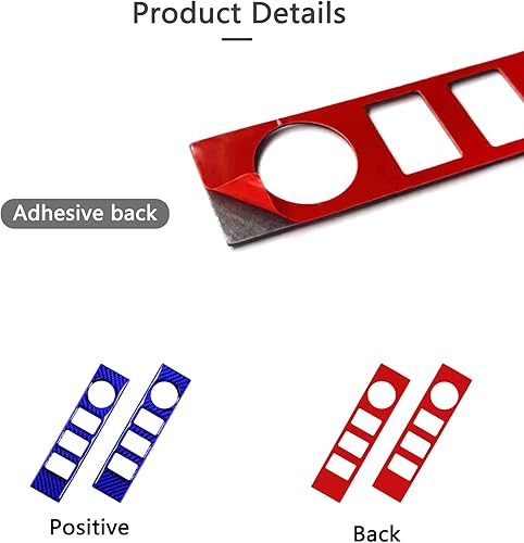 Miniatura 10 de Adhesivo de fibra de carbono compatible con Toyota Central Control Media Volume Button Panel Trim Interior Accesorios para Toyota Tundra 2014 2015