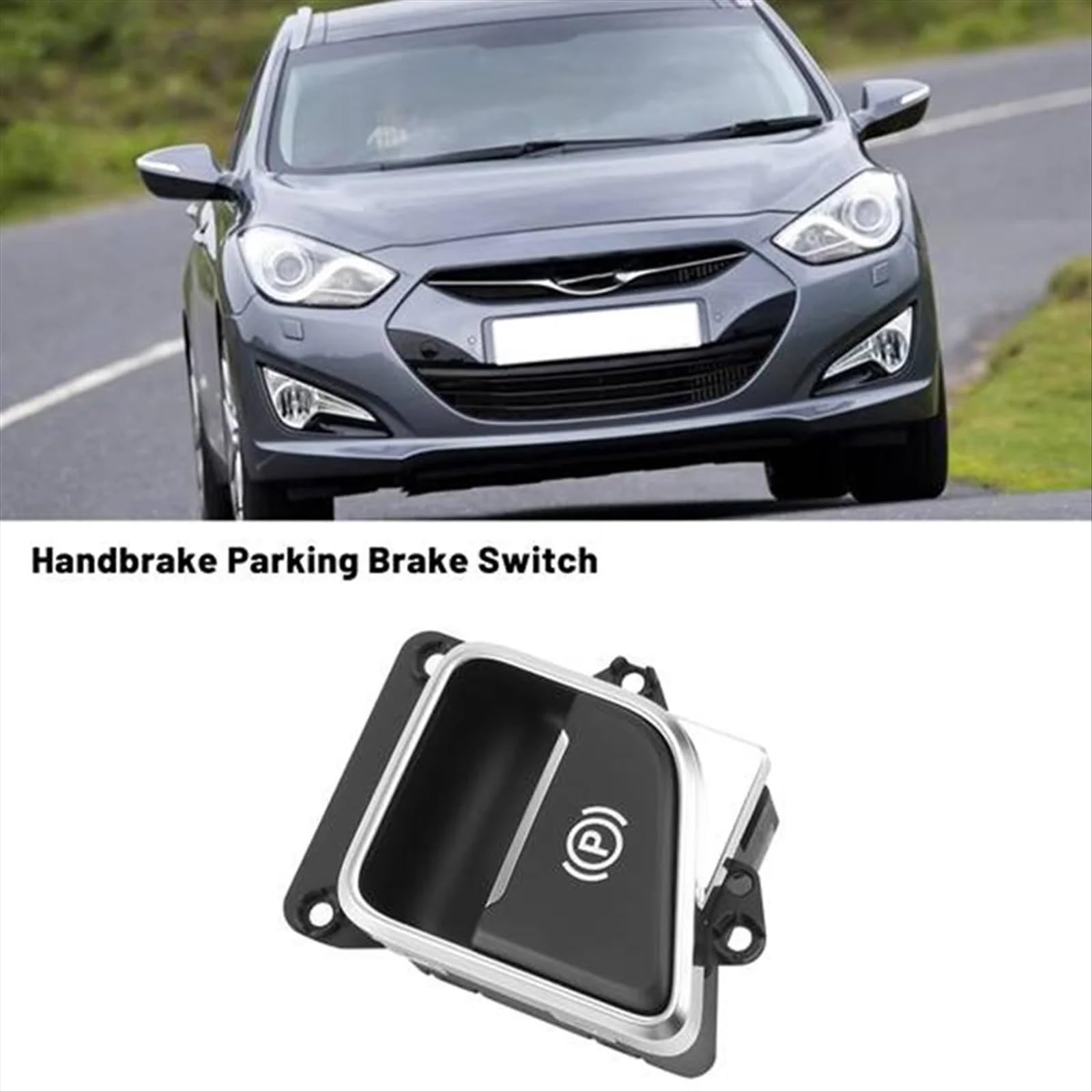 UPGENT Feststellbremse Aktuator Für Hyundai I30 2012-2016 93766A5000 93766-A5000 LHD Handbremse Parkplatz Bremse Schalter UPGENT Knopfschalter Schwarz