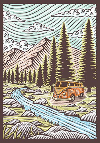 Great Outdoors Flexi Journal: (Blank Lined Notebook of Natural Landscapes, Illustrated Journal that Celebrates Nature)
