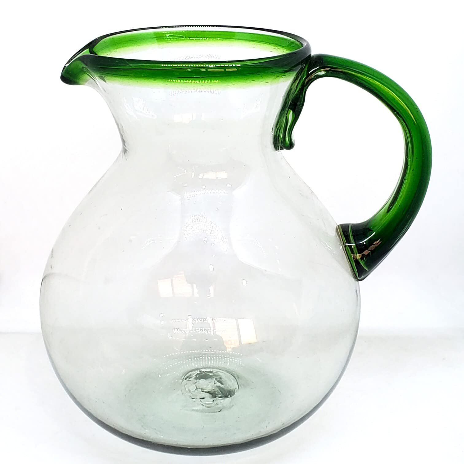 Amazon.com | MexHandcraft Emerald Green Rim 120 oz Large Bola