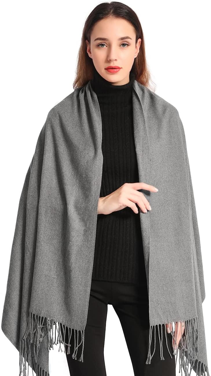 Pashmina Shawl Women Winter Scarf Warm Wrap Wedding Men Ladies Scarves 200x70 cm