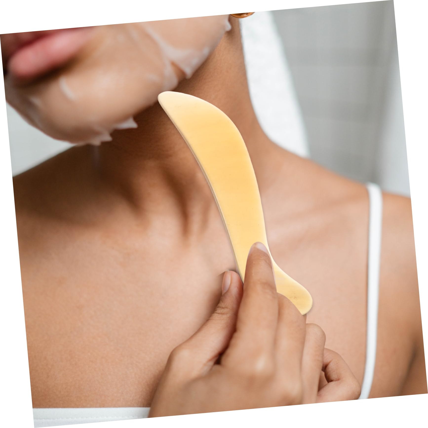 Gatuida 3piezas Bastón De Masaje De Cuerno De Búfalo Para Alivio Muscular Herramienta De Masaje Reutilizable Para Hombros Espalda y Cuello Para Relajación y Bienestar Personal