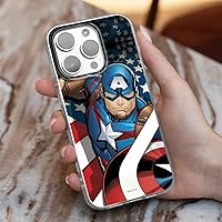 Vista 9 de ERT GROUP Funda de teléfono móvil para Apple Iphone 14 PRO MAX original y oficial con licencia Marvel patrón Capitán América 004 adaptado de manera