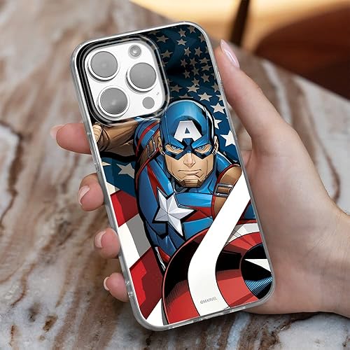 Miniatura 9 de ERT GROUP Funda de teléfono móvil para Apple Iphone 14 PRO MAX original y oficial con licencia Marvel patrón Capitán América 004 adaptado de manera