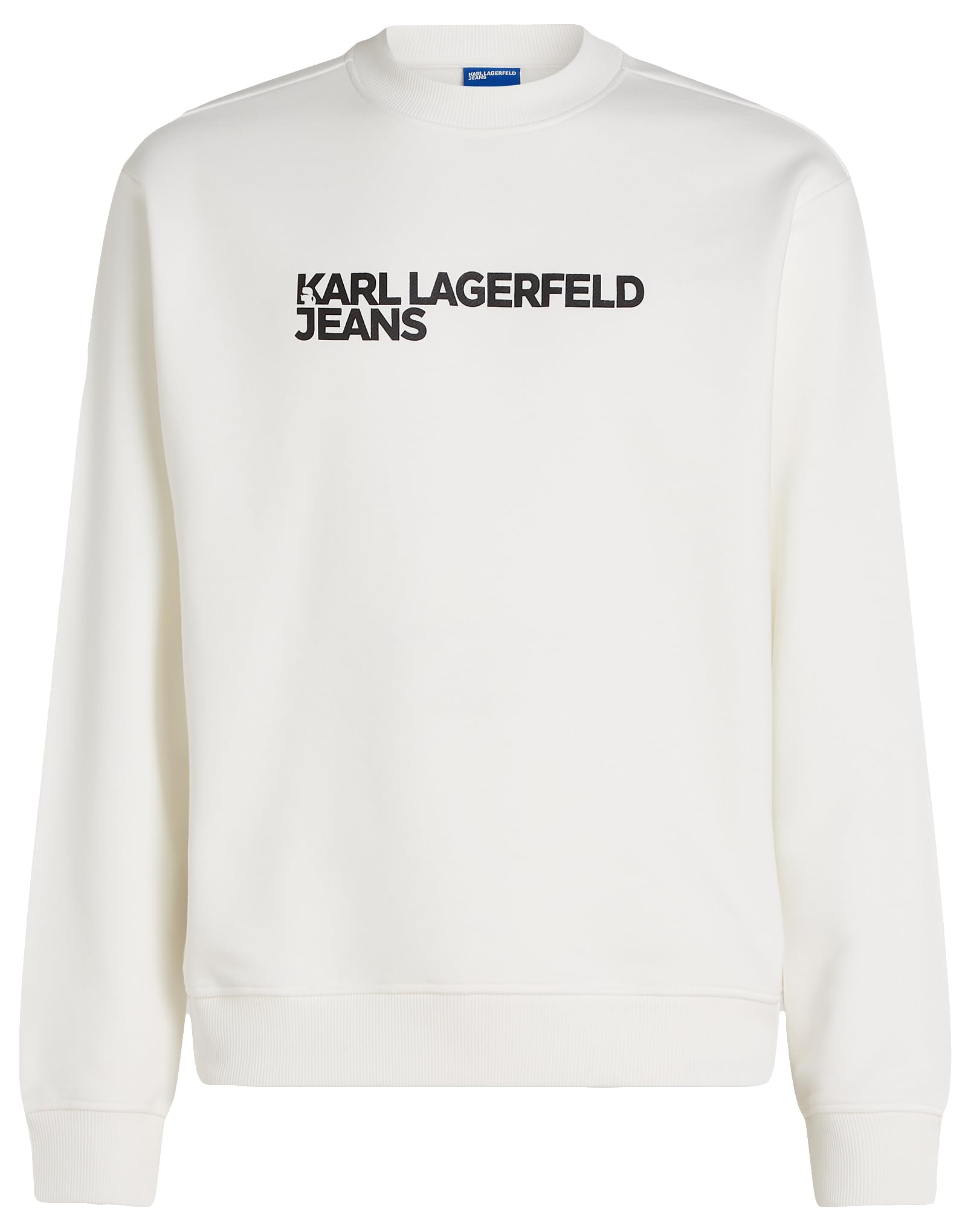 Karl Lagerfeld Jeans Hombre Regular Essential Logo Sweatshirt White S