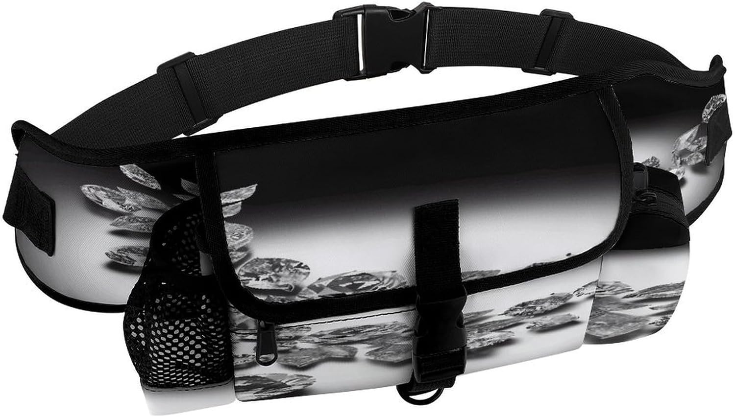 Casual Dog Training Treat Pouch, Pet Fanny Pack with Mesh Pocket