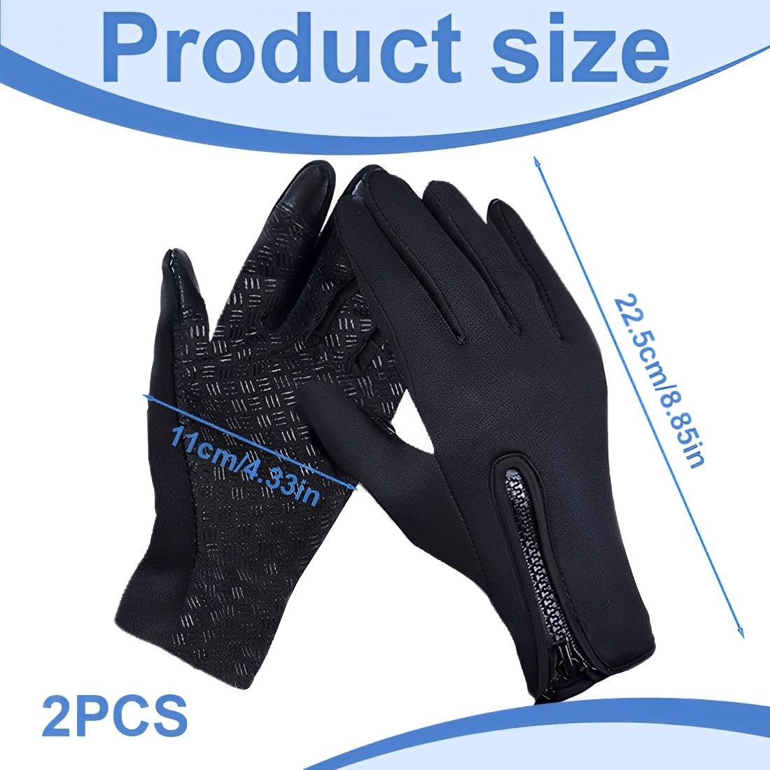 Guantes de Equitación de Mujer de Cuero Sintético