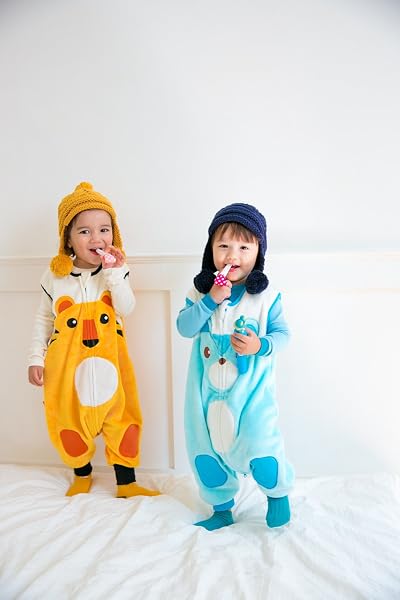 [VaenaitBaby]1歳～7歳 スリーパー キル布団 冬用 ルーム必須品 キッズ ベビー 子供 暖か生地 寝袋 保温ブランケット マイクロファイバー コットン - 4