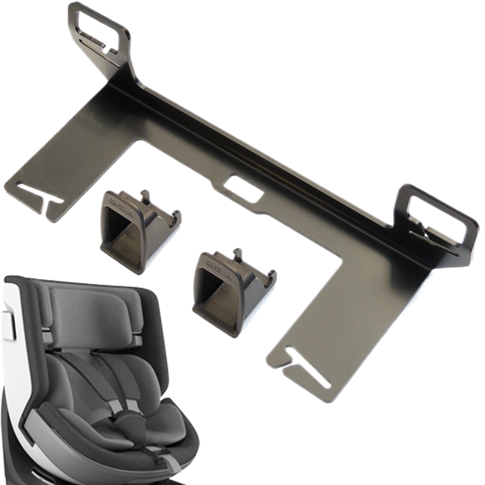 Kindersitzhalterung, sichere Fahrzeugsitzbasis, vielseitige Gurtbefestigung, 33 cm Auto-Rückhaltesystem, ideal für Limousine, LKW, Booster und Sicherheitsinstallation