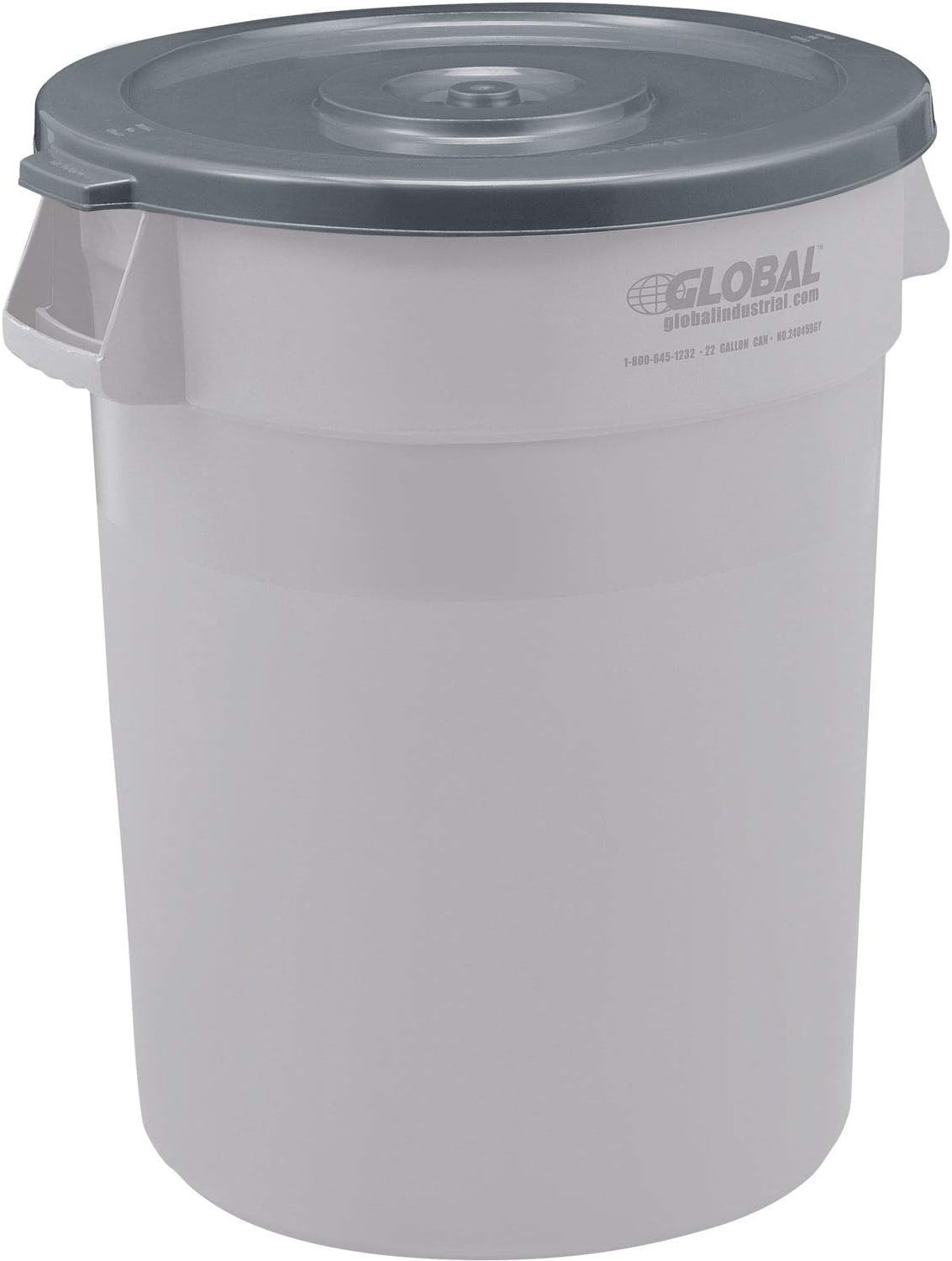 Global Industrial Trash Container Lid for 20 Gallon Can, 19-7/8" Dia,