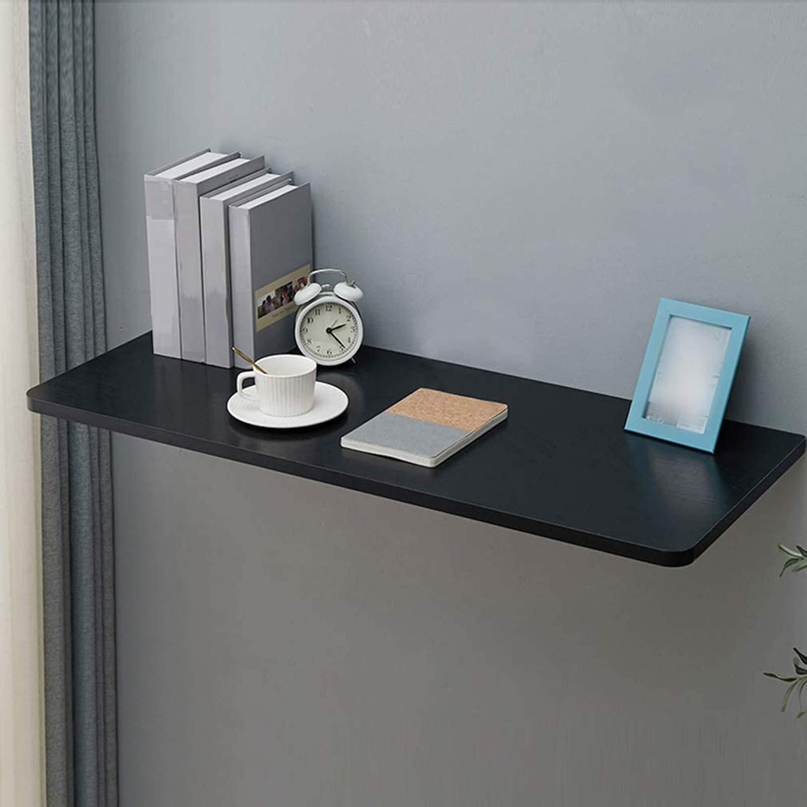 Table murale rabattable en bois de 18 pouces pour cuisine et bureau