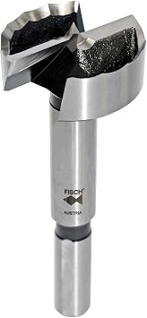 Fisch FSA-309079 | 1.5 In. Diameter 3/8 In. Shank 3.5 In. Total Length Wave Cutter Forstner Bit