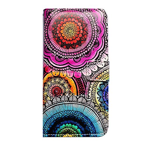Bfun Packing Bcov Tribal Flowers Leather Wallet Cover Case For Samsung Galaxy Note 5 #TOP1