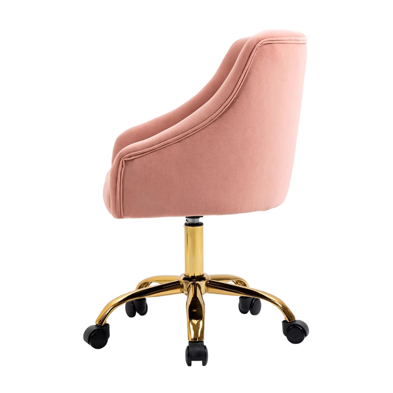 Amazon.co.jp: ピンクのベルベットのモダンなアクセントチェア