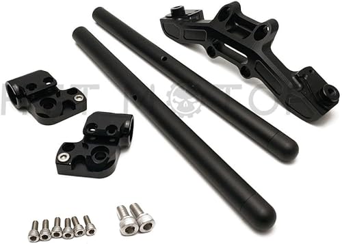 XKMT-Manillar inferior ajustable separado negro compatible con Ducati Scrambler 2015-2017 [B07B4SDSKZ]