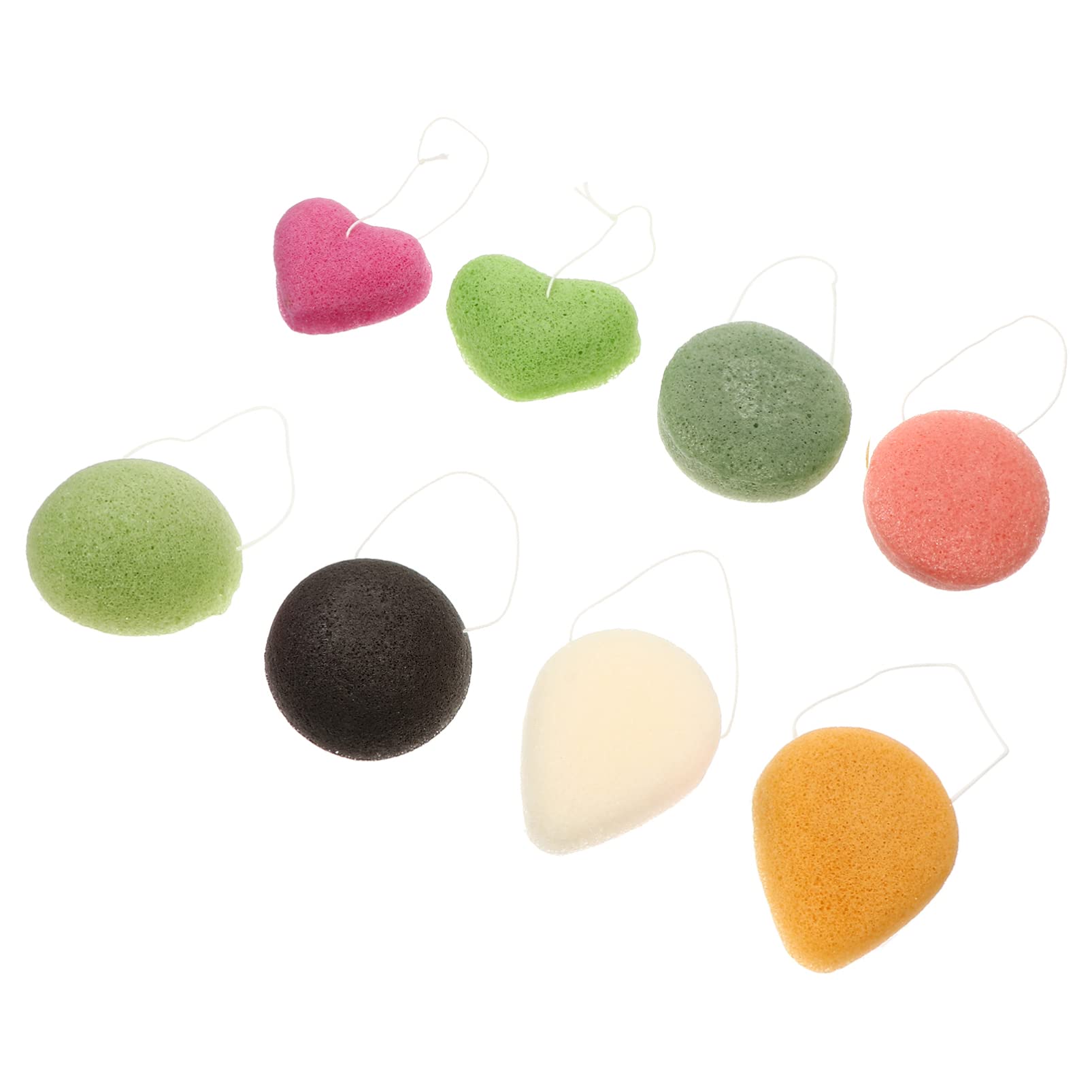 FRCOLOR Spülschwamm Stück Gesichtsreinigung Gesicht Puff Make- Up- Entfernungsschwamm Reinigungs- Peeling- Schwamm Schwamm Wiederverwendbares Make- up Schwämme