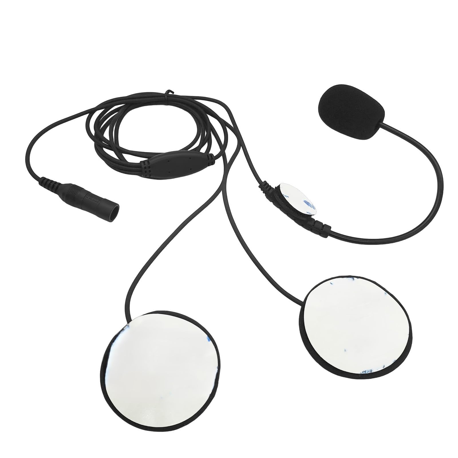 Kask zestaw słuchawkowy 2-pinowy 2-drożny zestaw radiowy słuchawka mikrofon rower rower pełna twarz motocykl Ptt nausznik dla Midland gxt lxt gmrs Walkie Talkie
