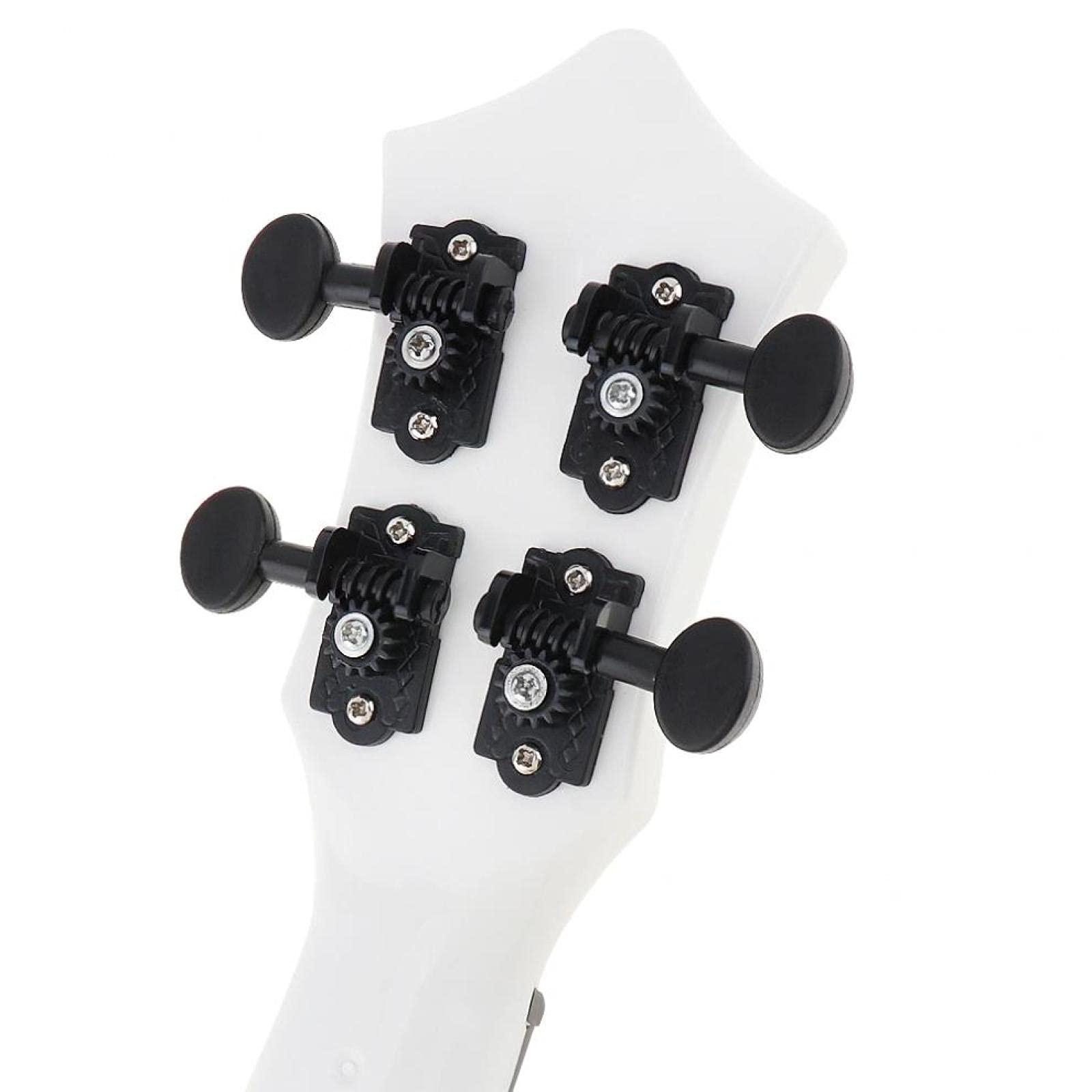 Ukulele soprano da 21 pollici 15 tasti 4 corde con plettro per regalo per bambini per bambini principianti