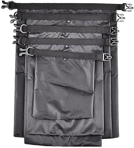 Miniatura 3 de BESPORTBLE 5 bolsas de compresión seca para playa, portátil, multifuncional, impermeable, bolsa de almacenamiento para kayak, camping, navegación