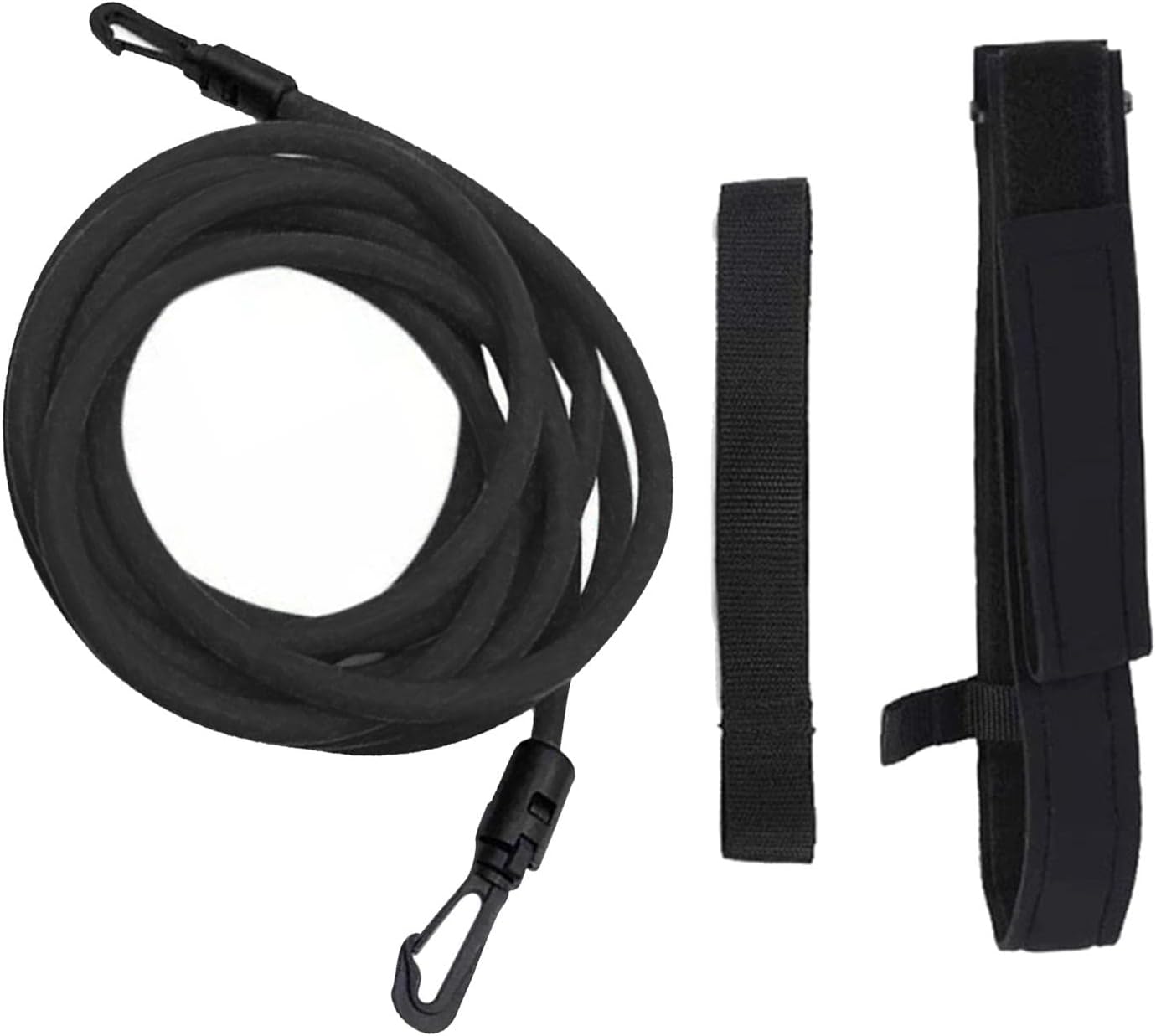 UJEAVETTE® 4M Swimming Resistance Belt Swim Tether Trainer Training Aids Black 10Mm