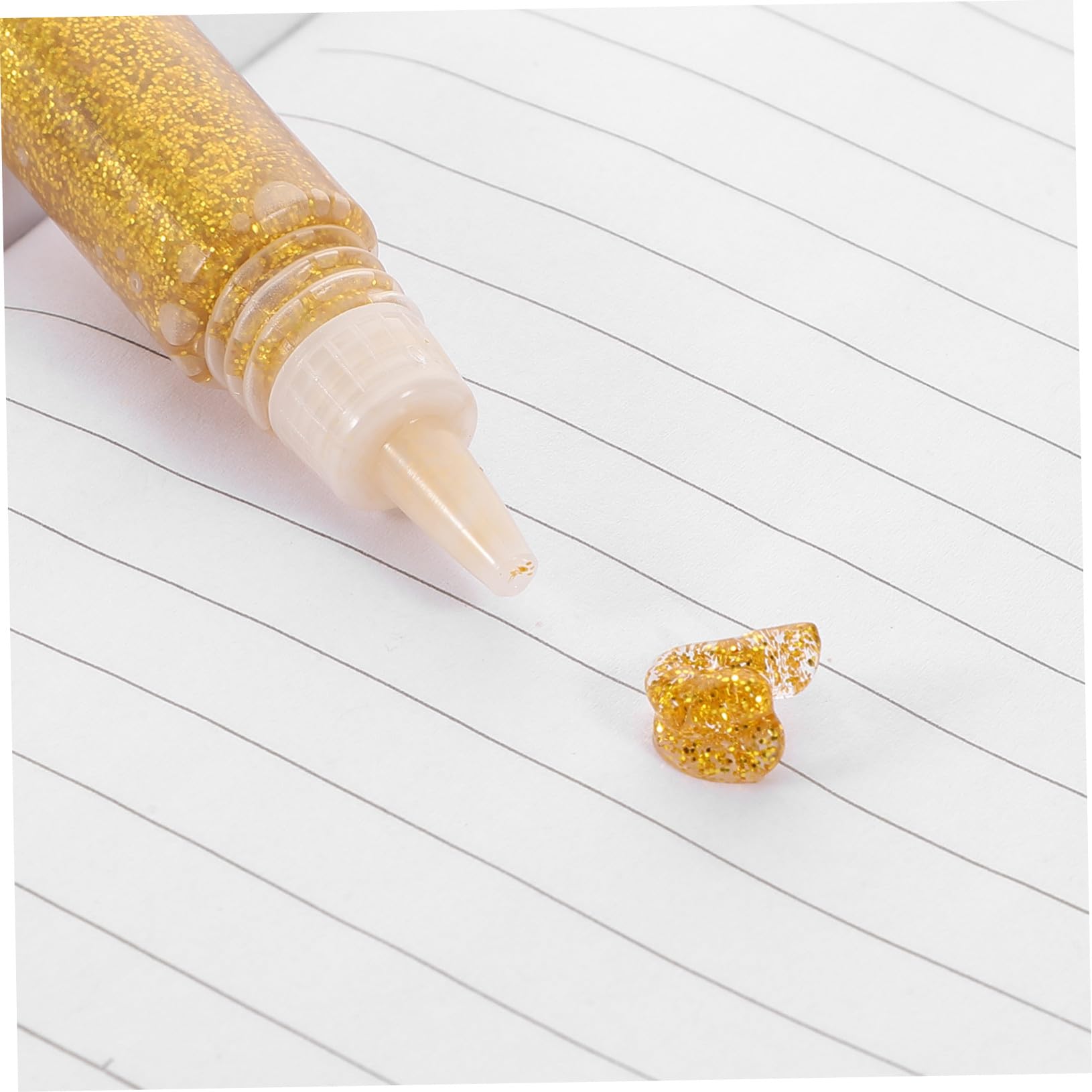 Glitzer Klebestifte Gold für Kinder, 50 Stück für Bastelarbeiten | Kunst und Scrapbooking, Kartenherstellung, Glatte Anwendung, Glänzender Effekt