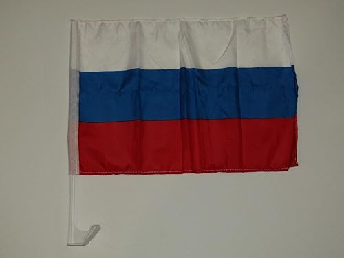 Miniatura 2 de Premium 12x18 Lot of 12 (Dozen) Russian Federation Car Vehicle 12"x18" Flag