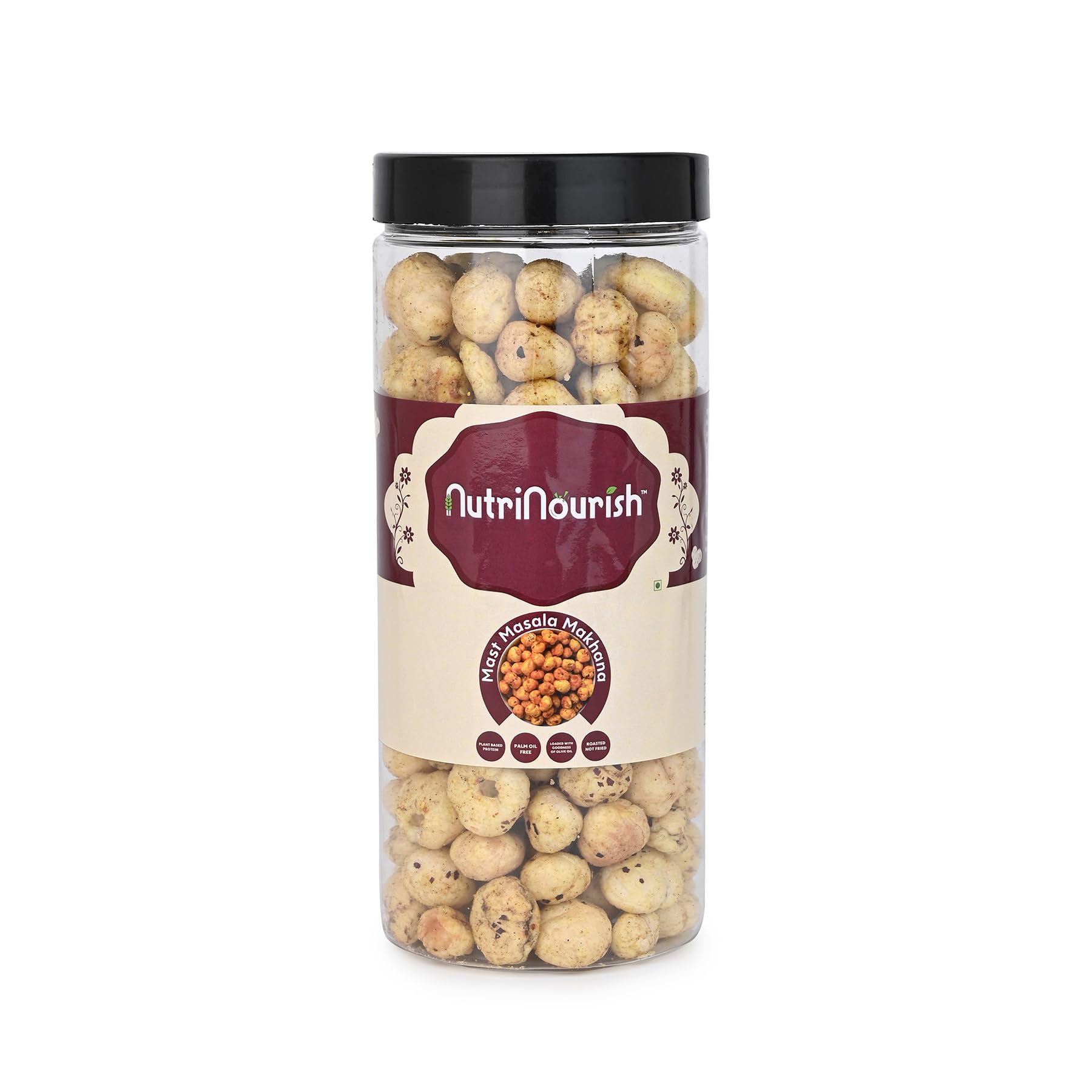 NutriNourish | Mast Masala Makhana |Healthy,crunchy Snacks | Quantity - 80 gms (Pack of 1)