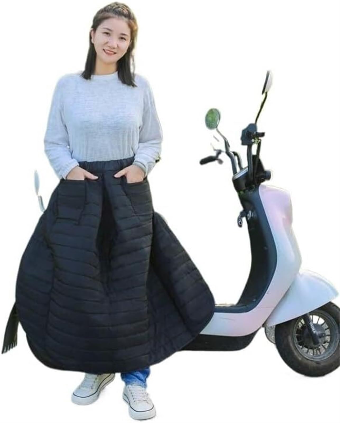 Motorrad-Beinschutz, Roller-Beinschutz, Knie-Deckenwärmer, Winddicht, für den Winter, für Motorräder, Winterwärmer, Thermodecke, Beinwärmer, Steppdecke