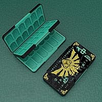 Vista 6 de PERFECTSIGHT 48 Switch Game Card Case for Nintendo Switch OLED Switch Lite, Cute 48 Game Holder Cartridge Case for Game Cards and SD Cards, Kawaii