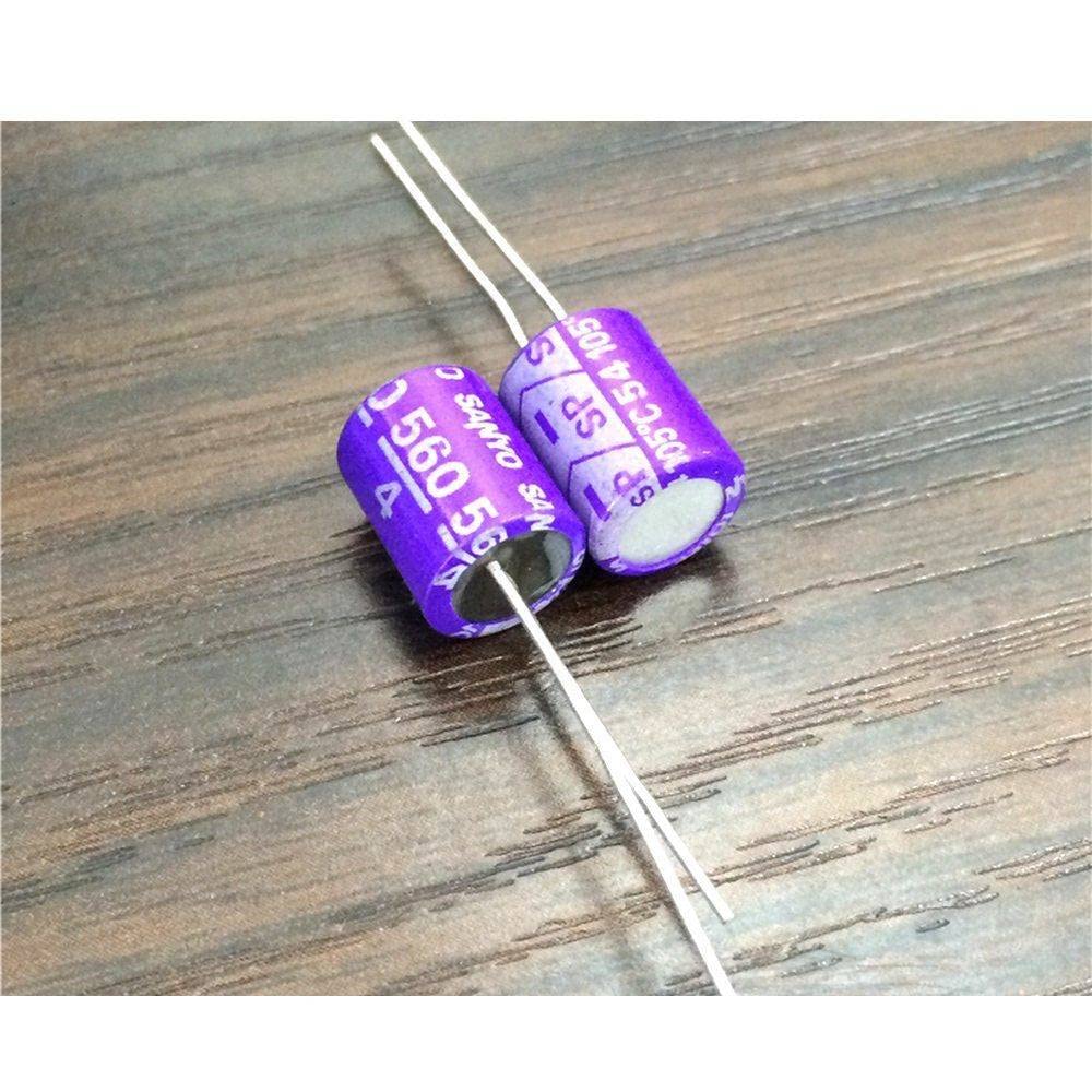 Buy Electrolytic Capacitor 10pcs 560uF 4V SANYO OSCON SP 8x11mm Ultra