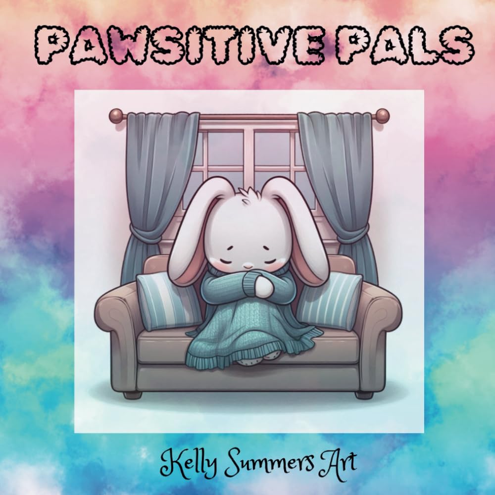 Pawsitive Pals: Cute and Cosy colouring book with a difference
